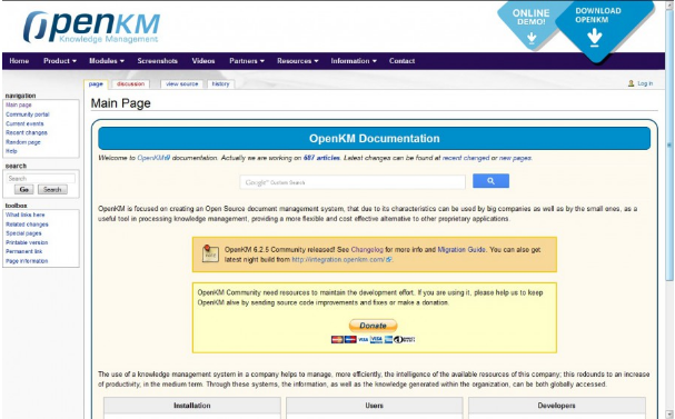 Le Wiki OpenKM