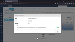 Descarga de tokens sin autenticación: esta opción permite crear enlaces de descarga a los cuales se puede acceder sin autenticación por parte del usuario.