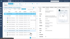 Columnas extendidas: Visualización de metadatos.