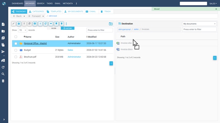 Move Nodes with Drag & Drop