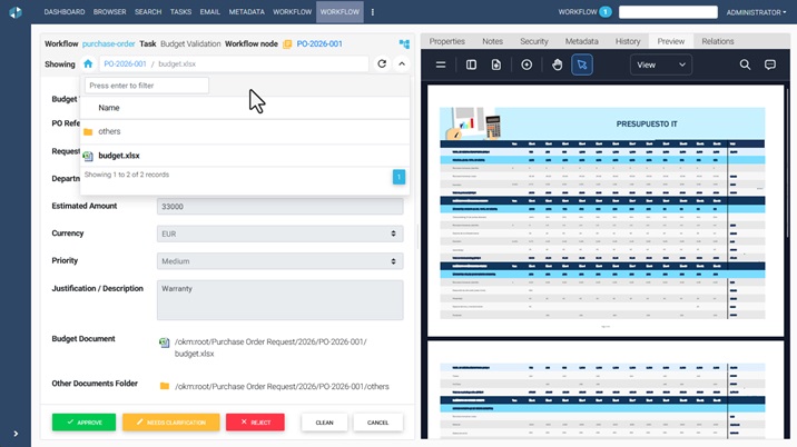 New Case Explorer for Workflows
